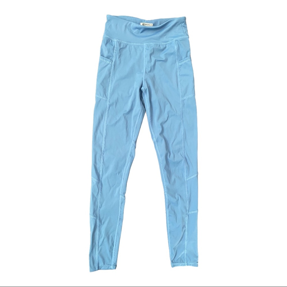 Forever 21 Blue LEGGINGS Pants SMALL